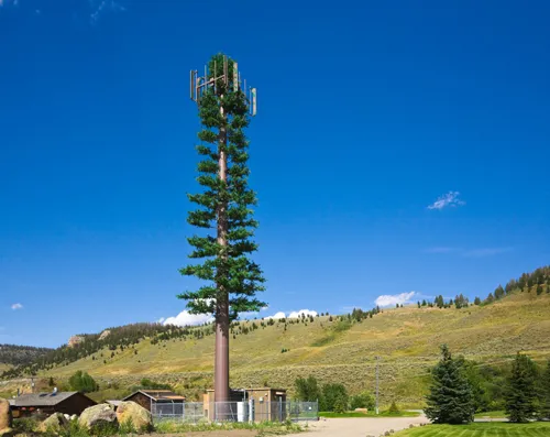 Nature friendly telecom tower
